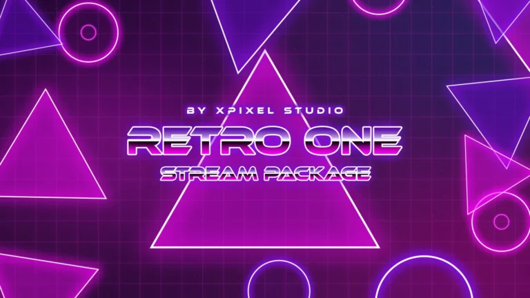 Retro One Stream Overlay Package